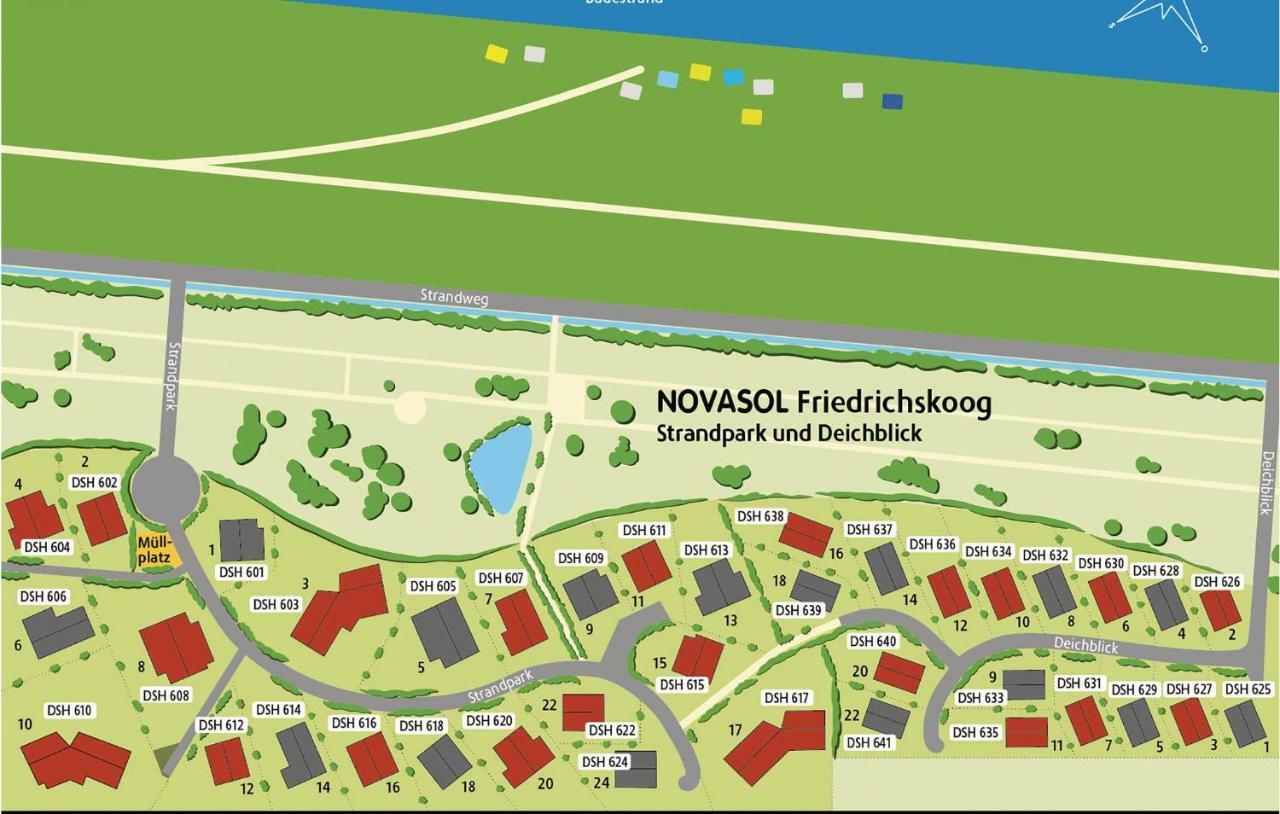 Friedrichskoog-Deichblick 10 Villa Exteriör bild